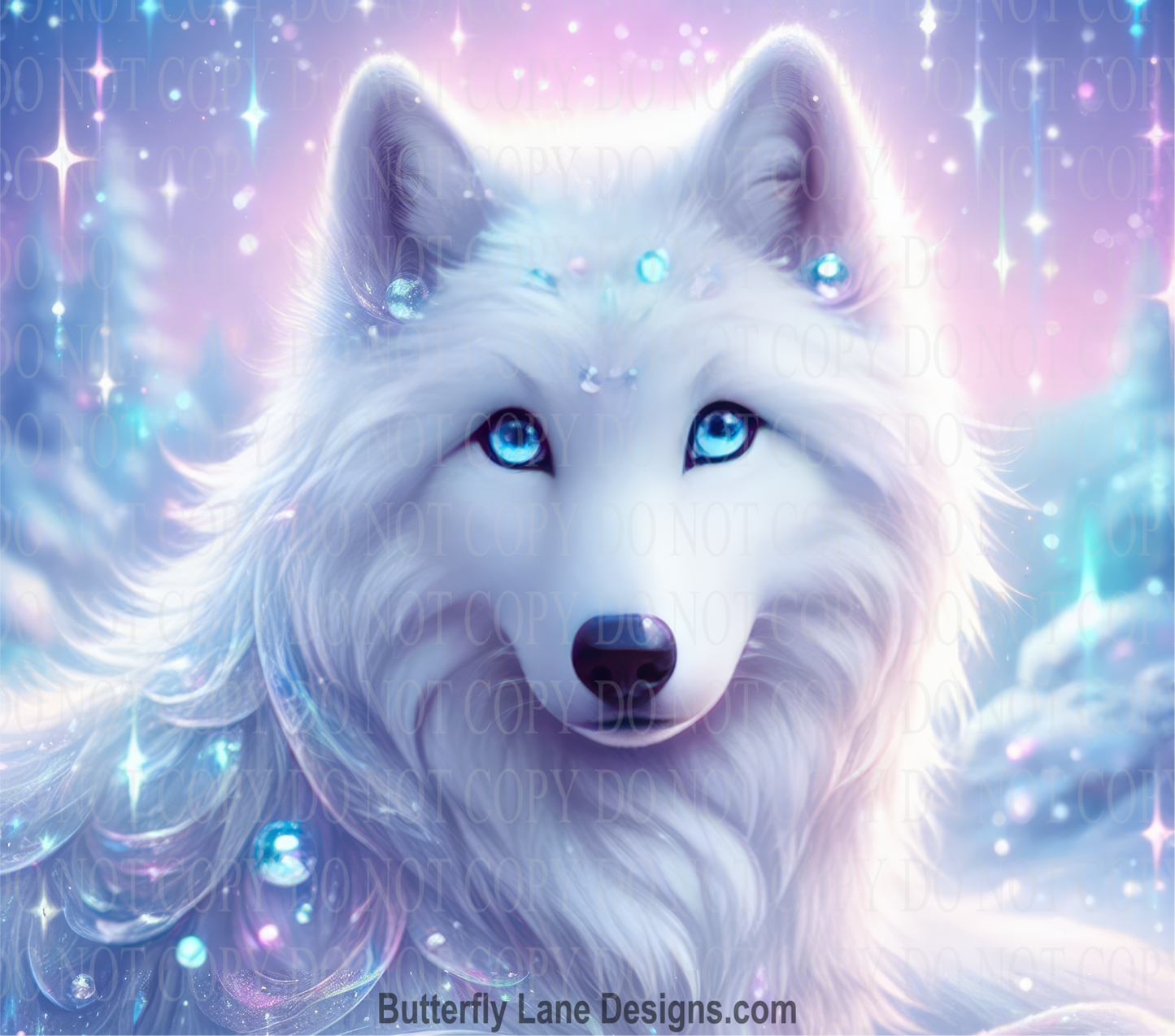 W691 Enchanted Snow Wolf