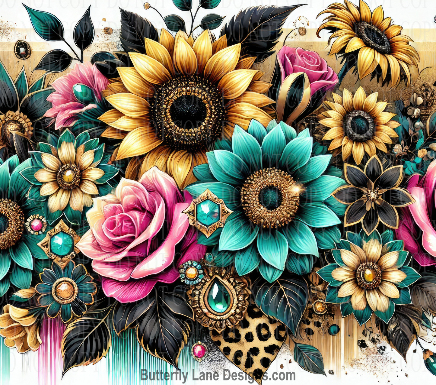 W695 Bright Florals-