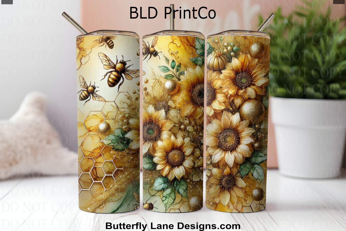 W696 Florals and Bees-
