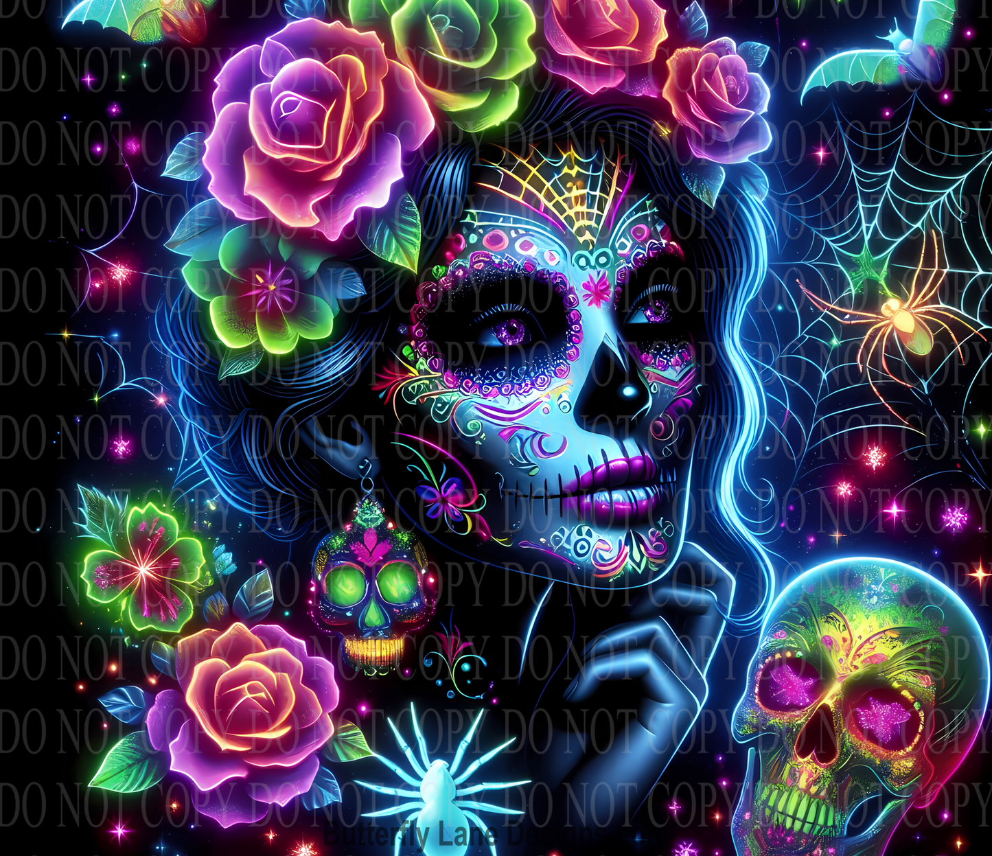 W706 Neon Day of the dead