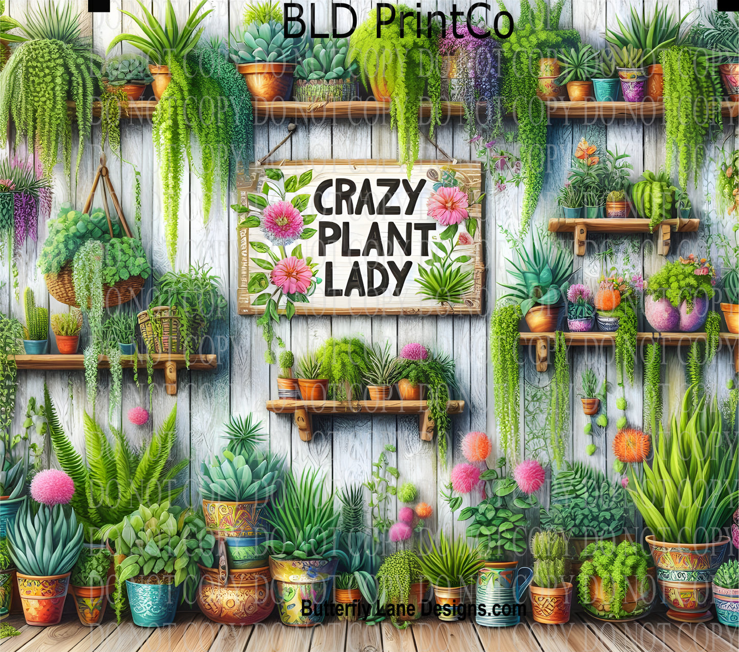 W734 Crazy Plant Lady