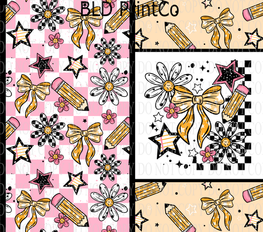 W755 School Pencils & Bow