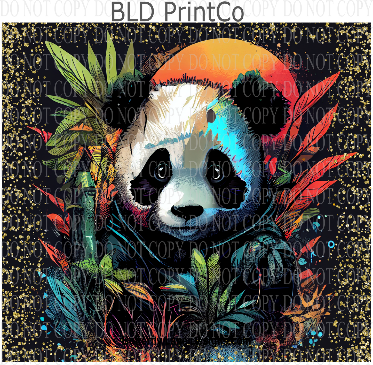 Cute & Vibrant Panda 2 W79