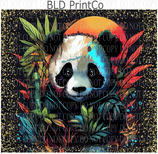 Cute & Vibrant Panda 2 W79