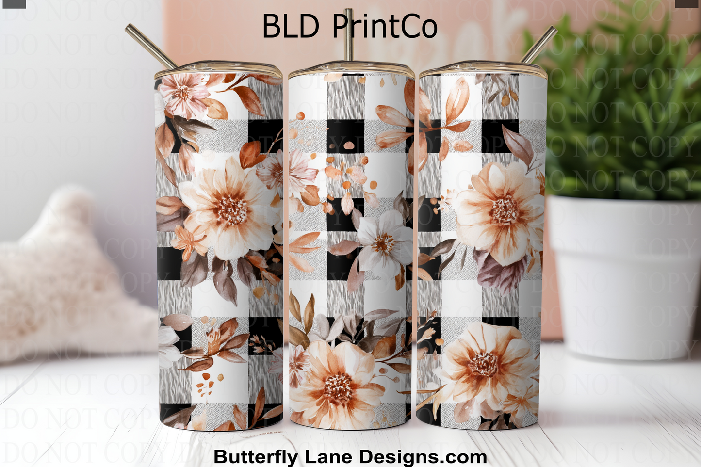 W806 Fall Plaid & Florals