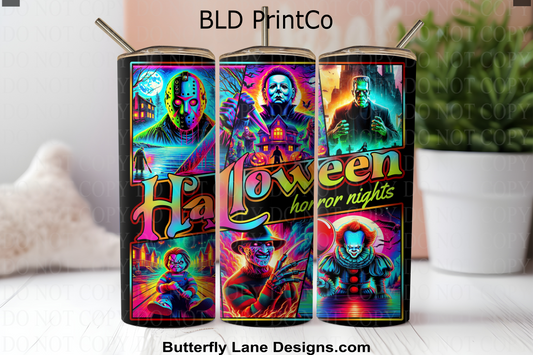 W837 Horror Movie Nights-Neon edition