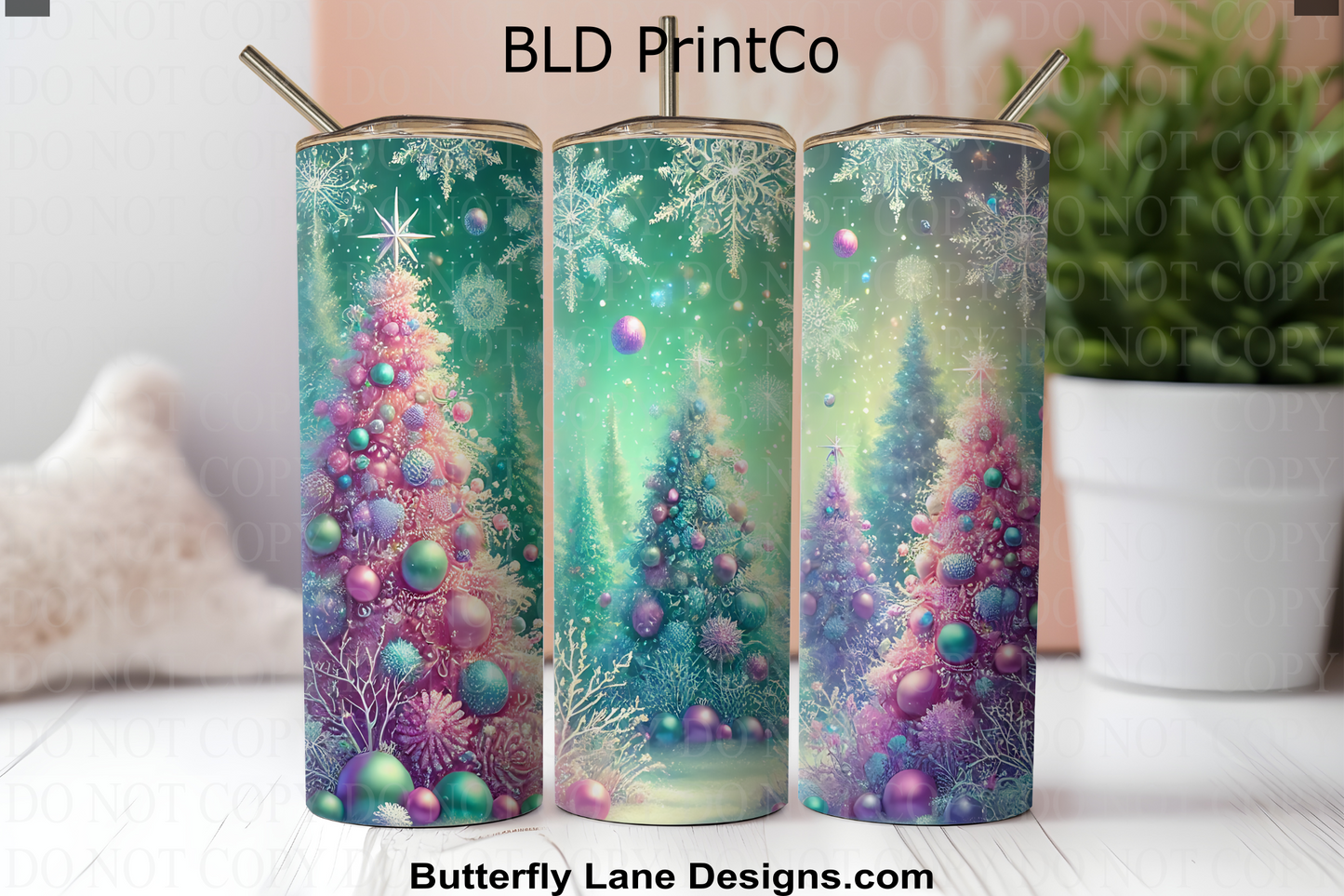 W896 Soft pastel christmas