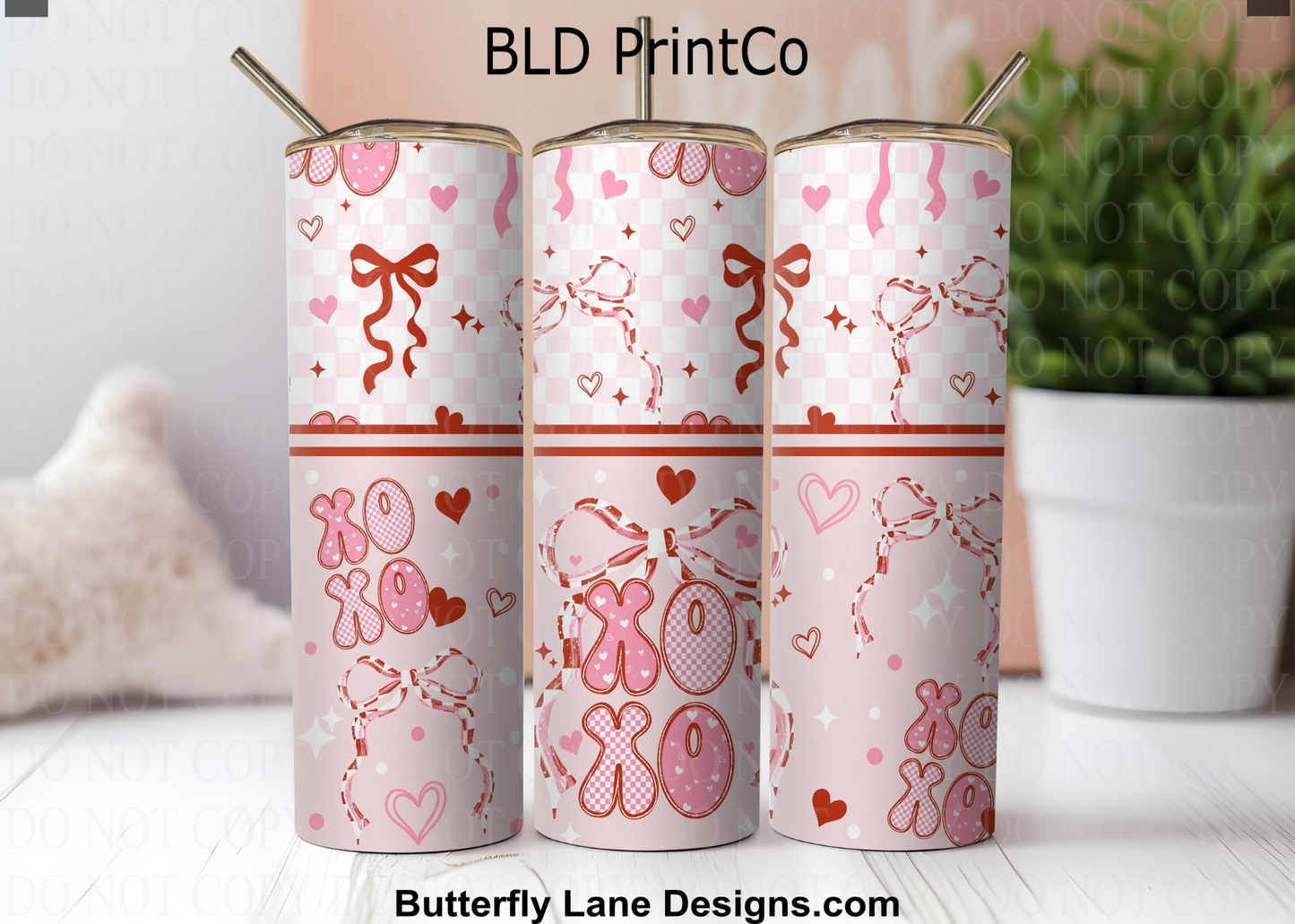 W922 Checker XoXo- Love valentine