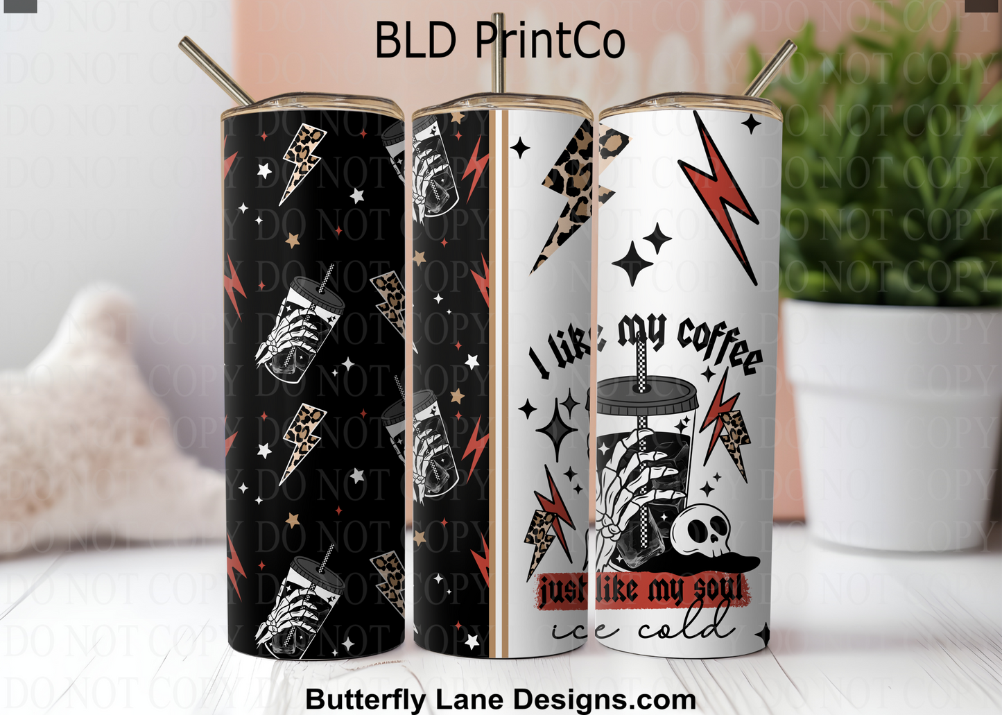 W924 I like my Coffee just like my soul- ice cold