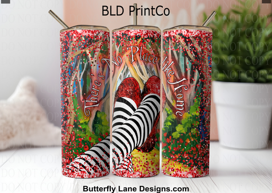 No Place Like Home Wizard Wrap | Ruby Slipper & Poppy Forest| W960