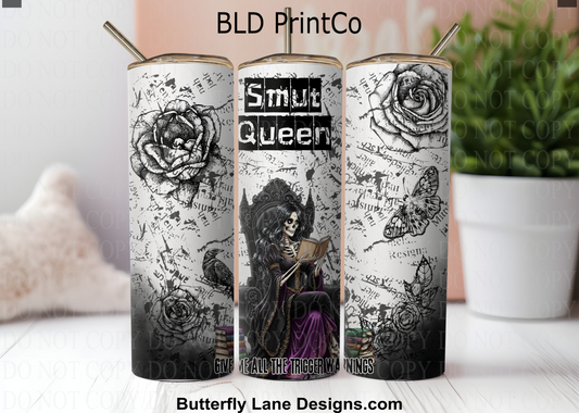 Smut Queen Gothic Bookish Wrap | Give Me All The Trigger Warnings | W967