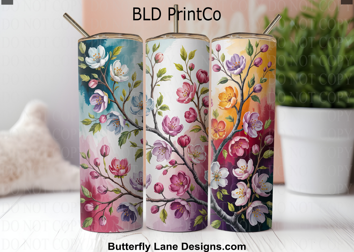 Spring Blossom Branch | Watercolor Floral & Pastels | W982
