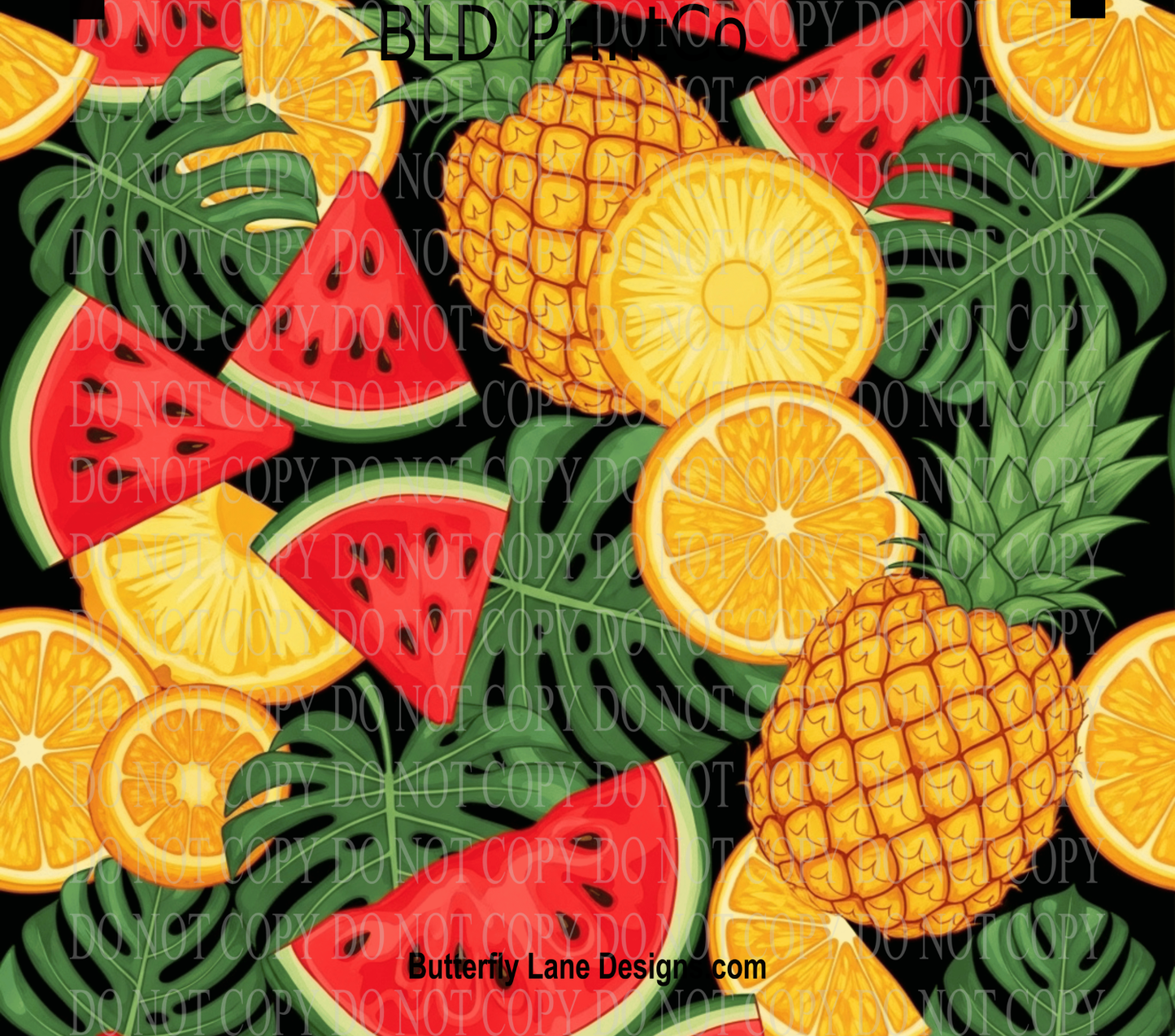 Tropical Fruit Salad | Watermelon, Pineapple & Citrus | W997