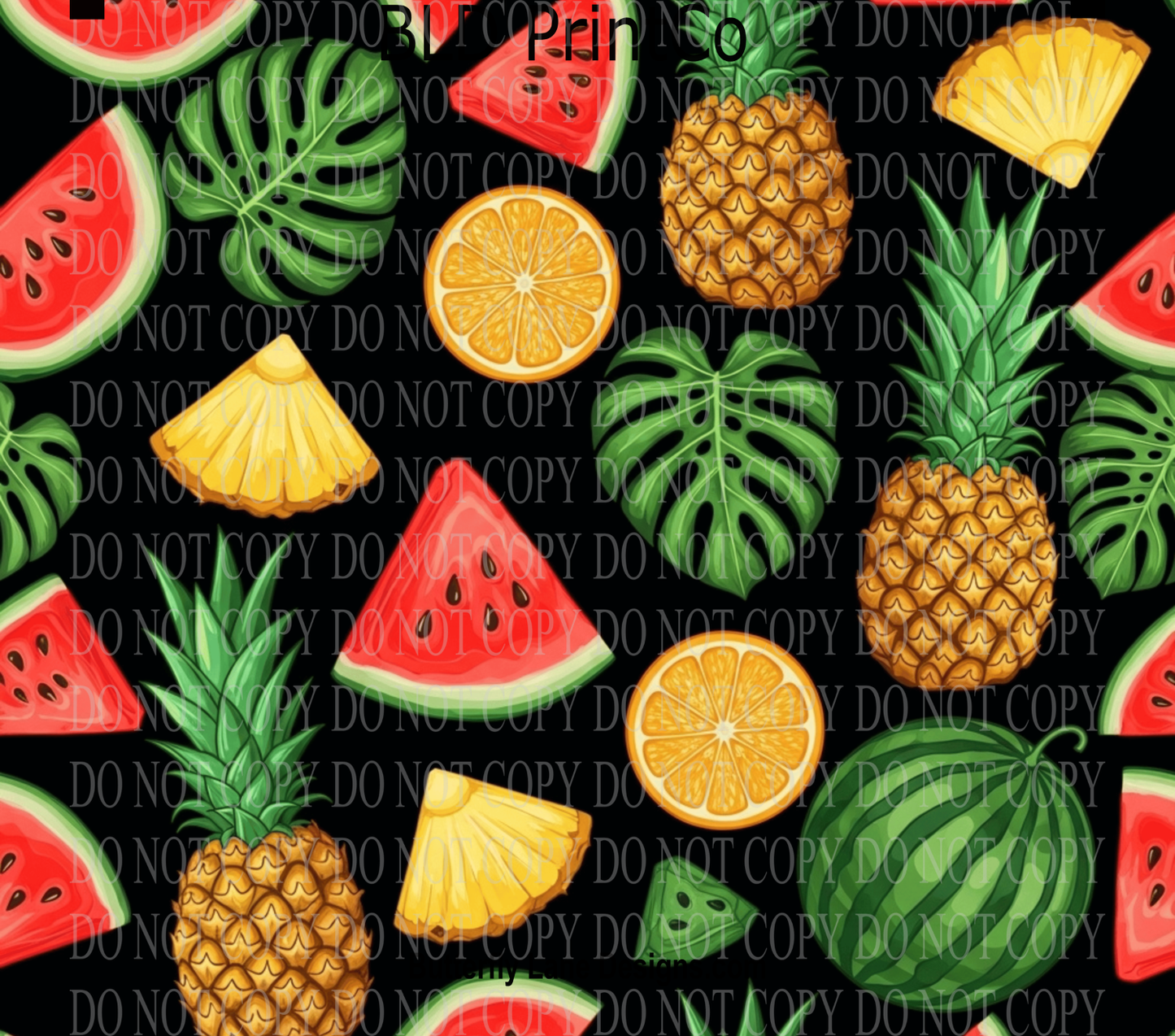 Tropical Fruit Medley | Summer Watermelon & Pineapple | W998