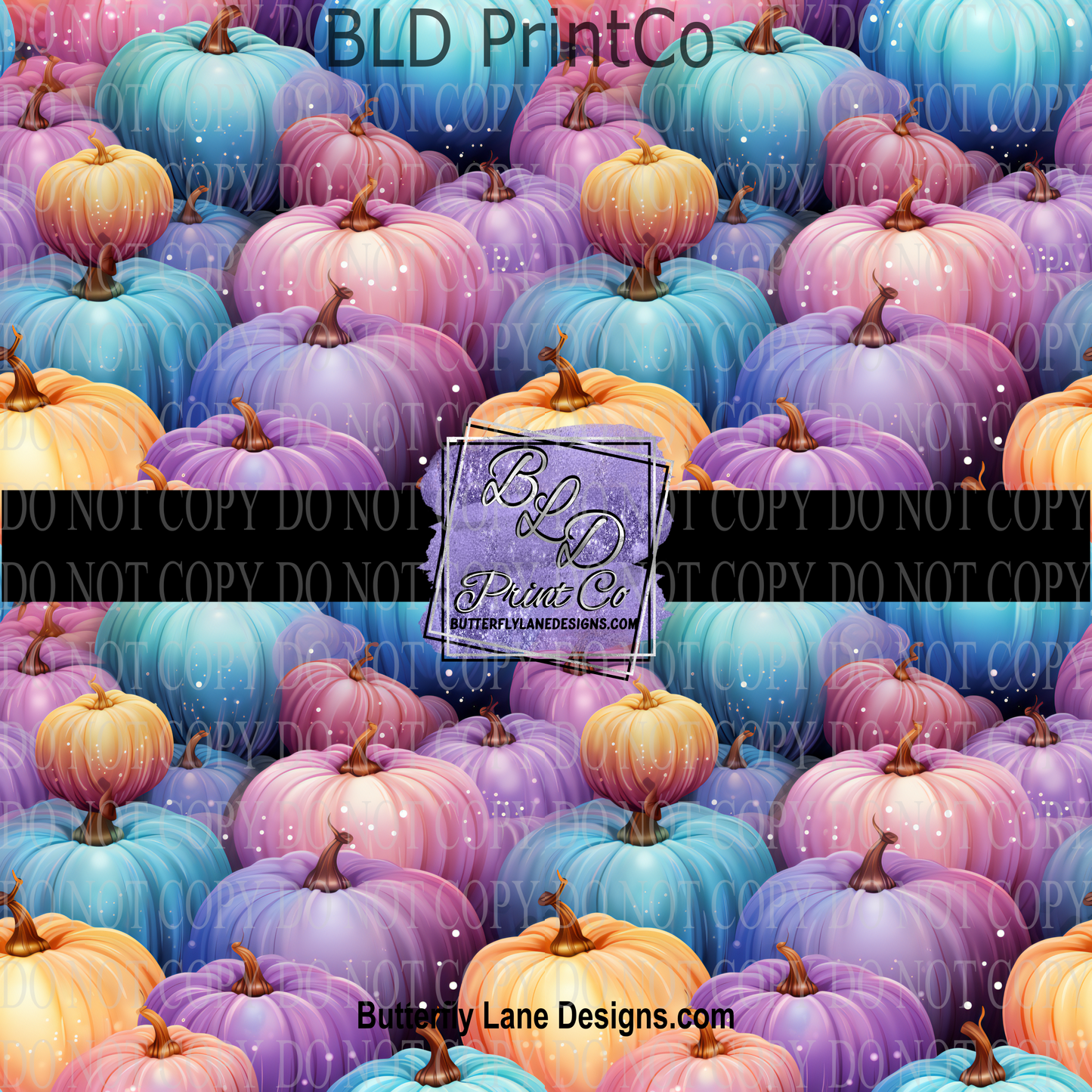 Whimsical Pastel Pumpkins   PV 720 Patterned Vinyl