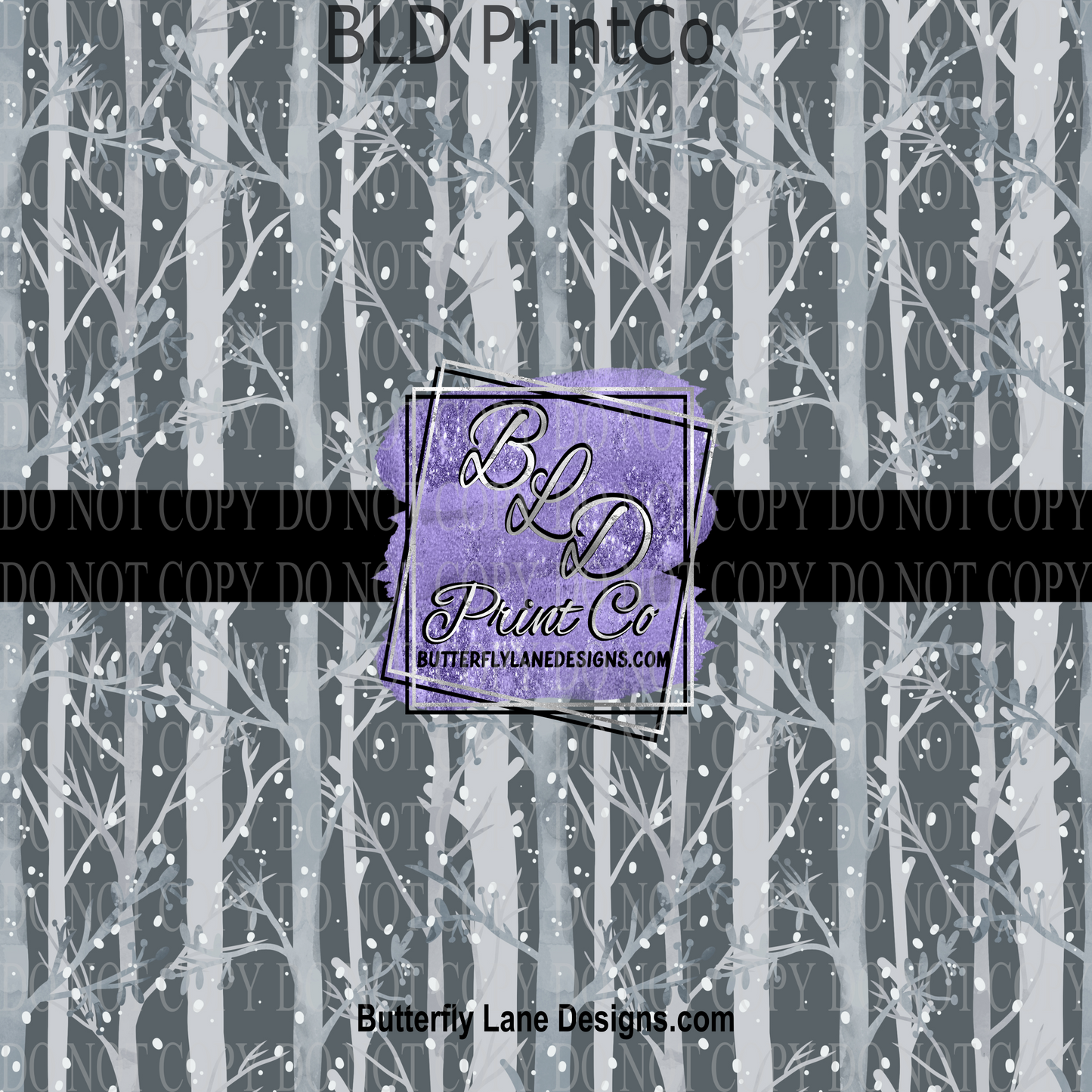 Winter Birch Trees PV 849   Patterned Vinyl