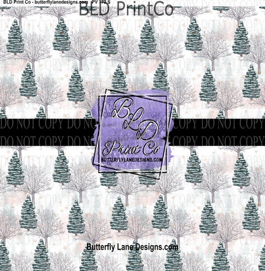 Winter trees - PV 772   Patterned Vinyl