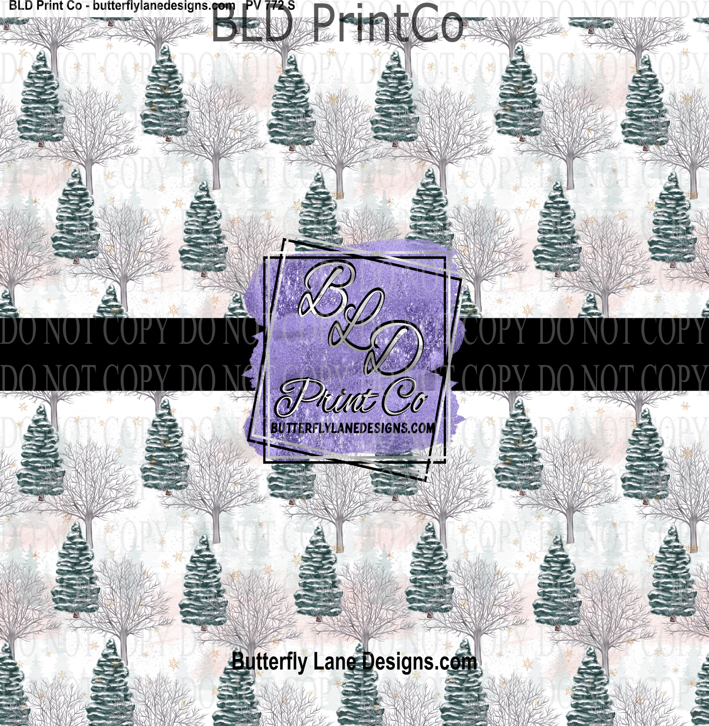 Winter trees - PV 772   Patterned Vinyl