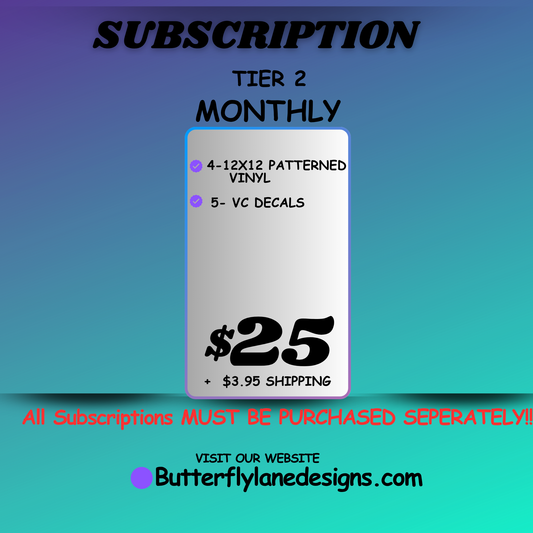 Monthly Subscription Box Tier 2 :: Purchase Separately