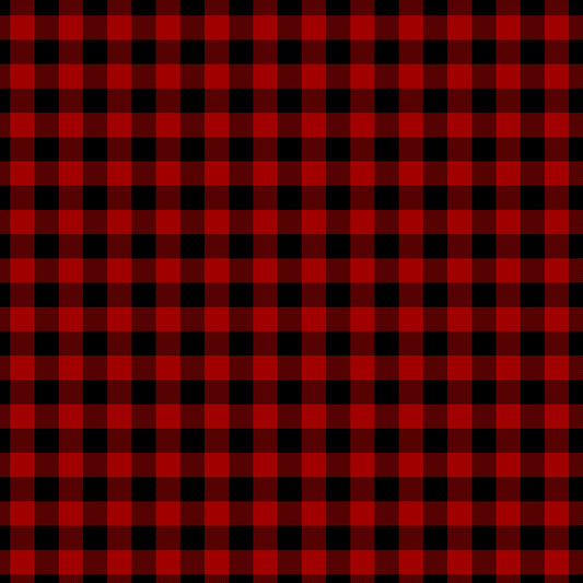 Plaid - Red -053 Vinyl Sheet