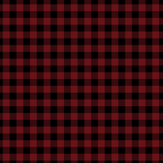 Plaid - Dark Red -054 Vinyl Sheet