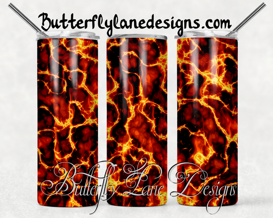 Fire theme; 1.1  :: White Cast Tumbler wrap