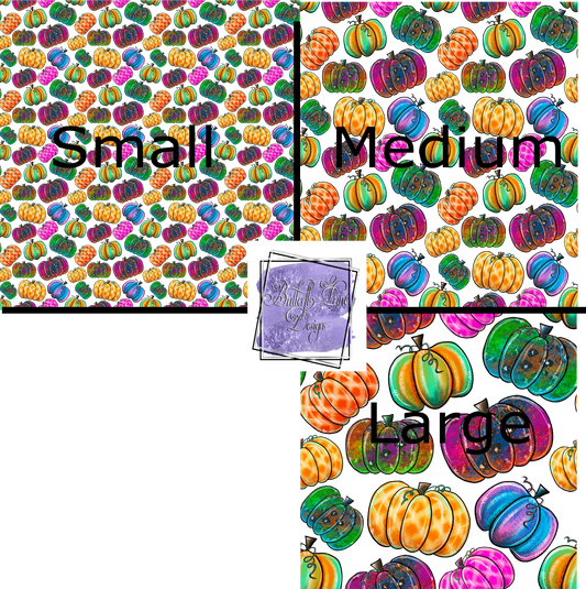Watercolor pumpkins PV 234 Patterned Vinyl