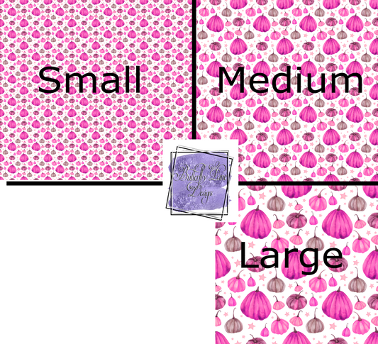 Pumpkins & Pumpkins in pink PV 235- Patterned Vinyl