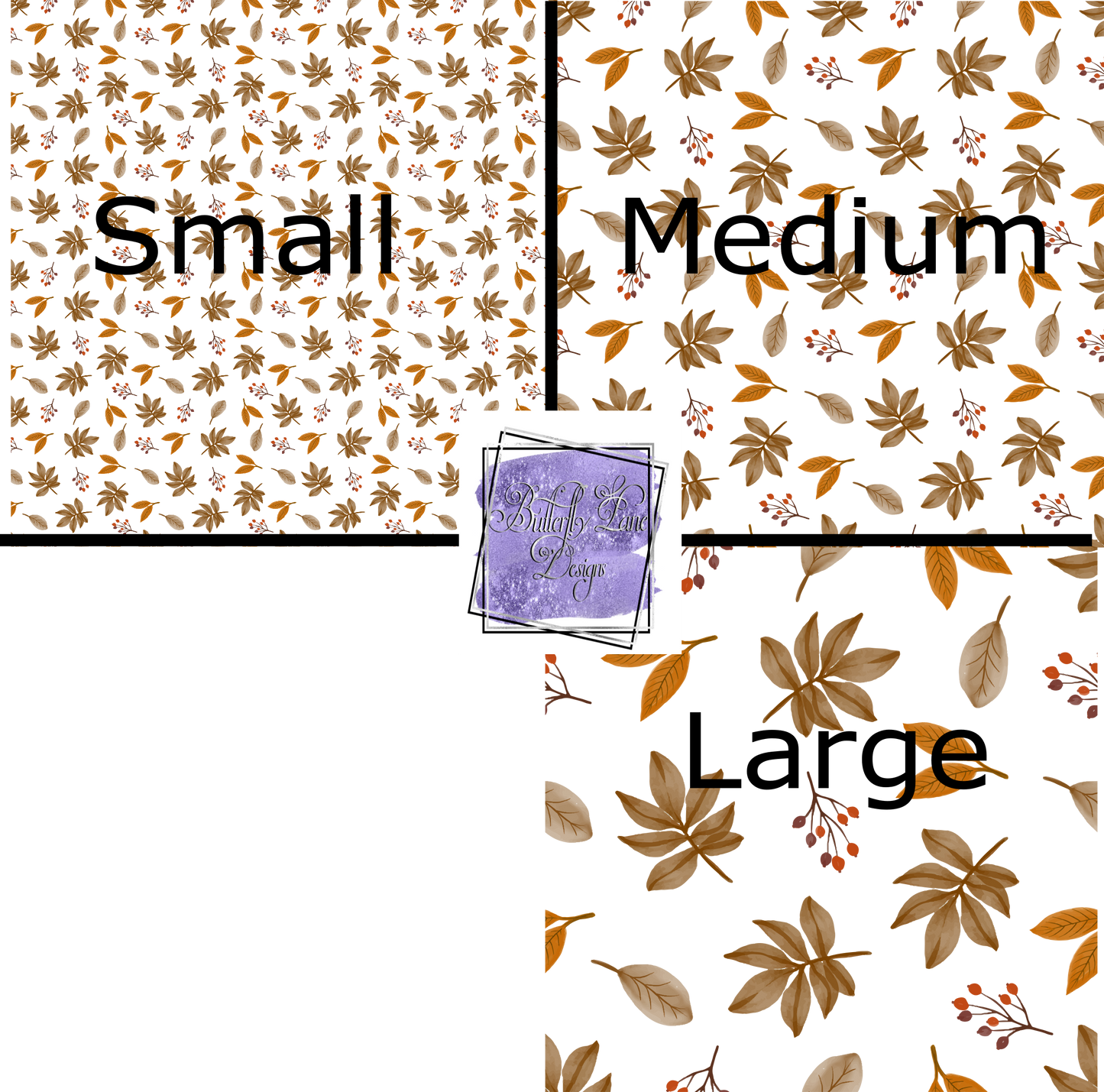 Fall Leaves 03 PV 261- Patterned Vinyl