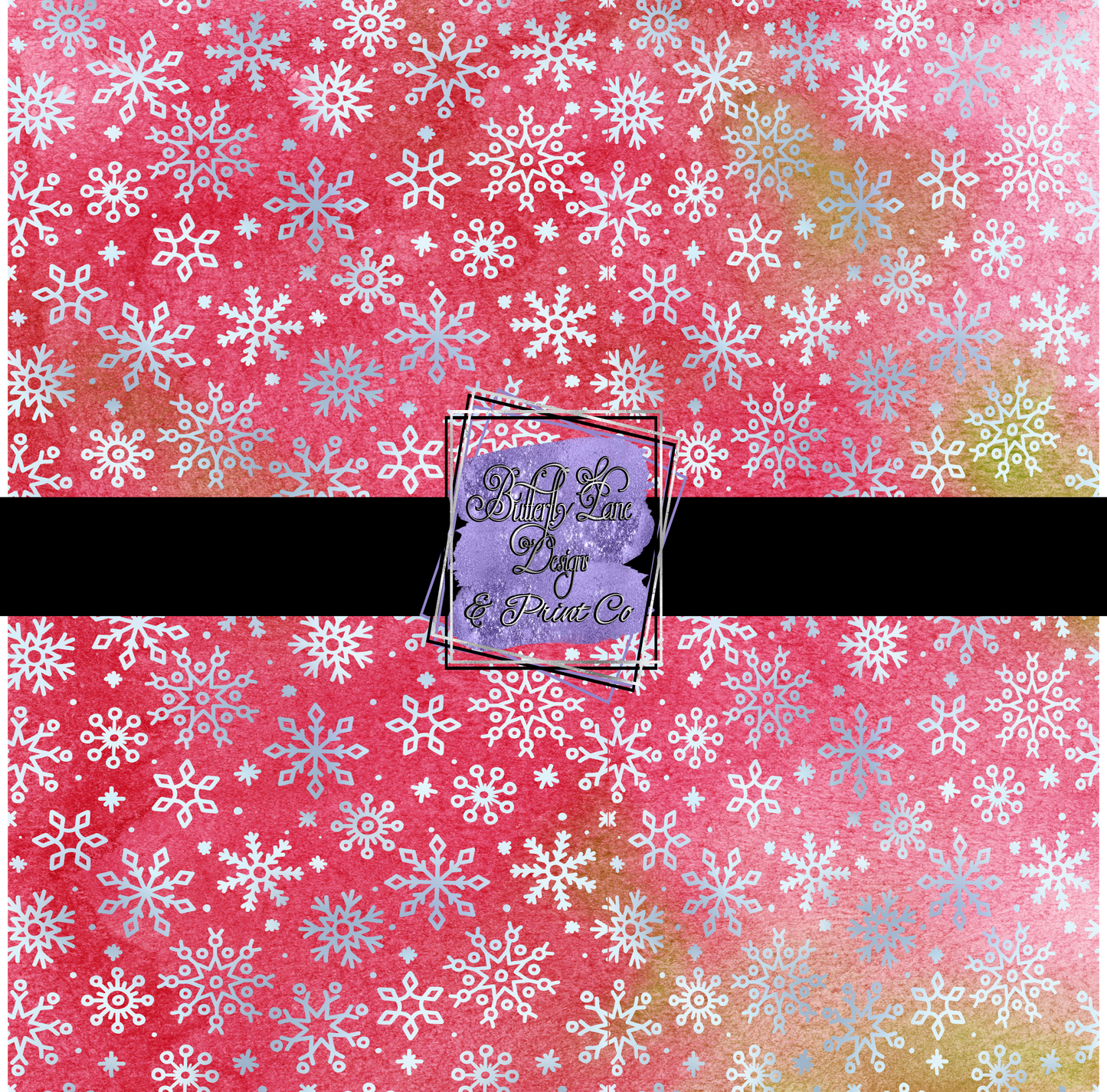 Pink-Green texture with snowflakes PV 294  Patterned Vinyl