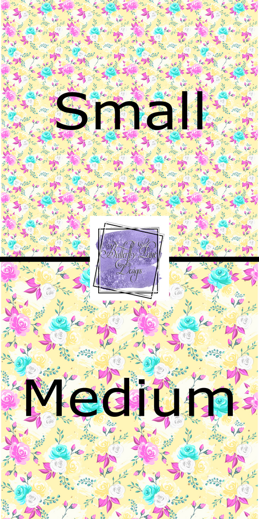 Spring Flowers  PV 351 Patterned Vinyl