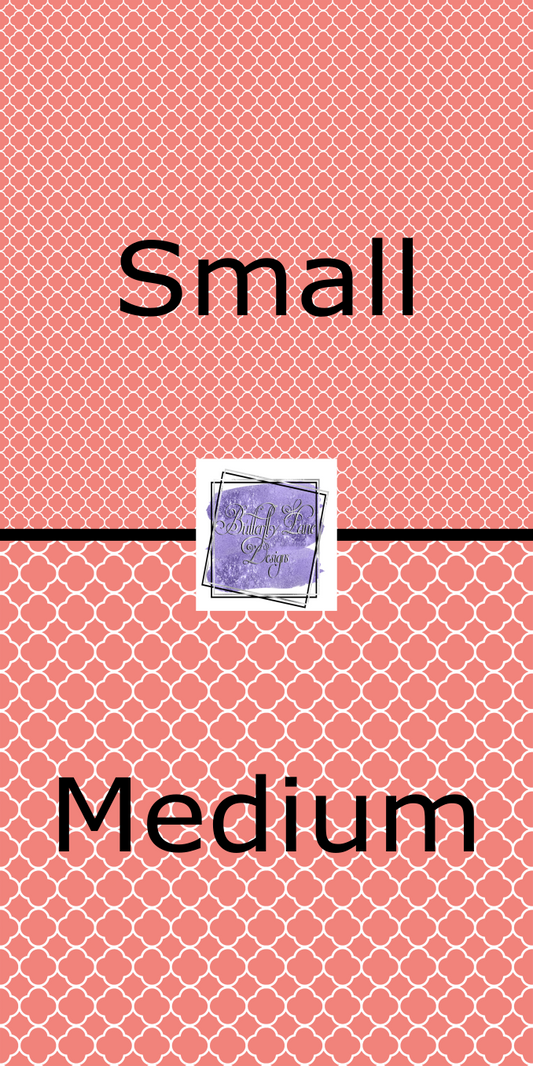 Peachy Pink Pattern  PV366 -Patterned Vinyl
