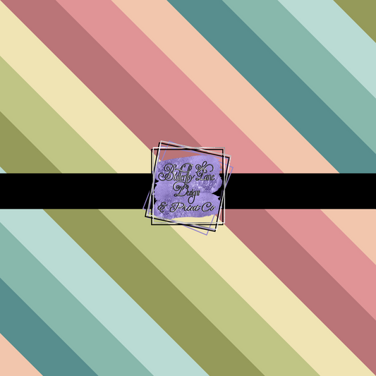 Pastel Stripes PV 371-Large- Patterned Vinyl
