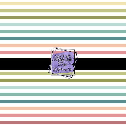 Pastel Stripes PV 372-Large- Patterned Vinyl