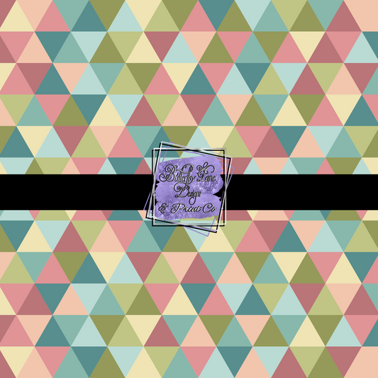 Pastel shapes  PV 373-Large- Patterned Vinyl