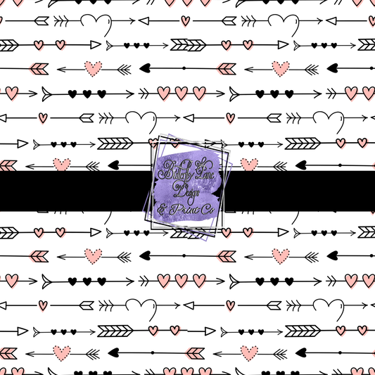 Valentines Day Hearts-arrows PV 394-T- Patterned Vinyl