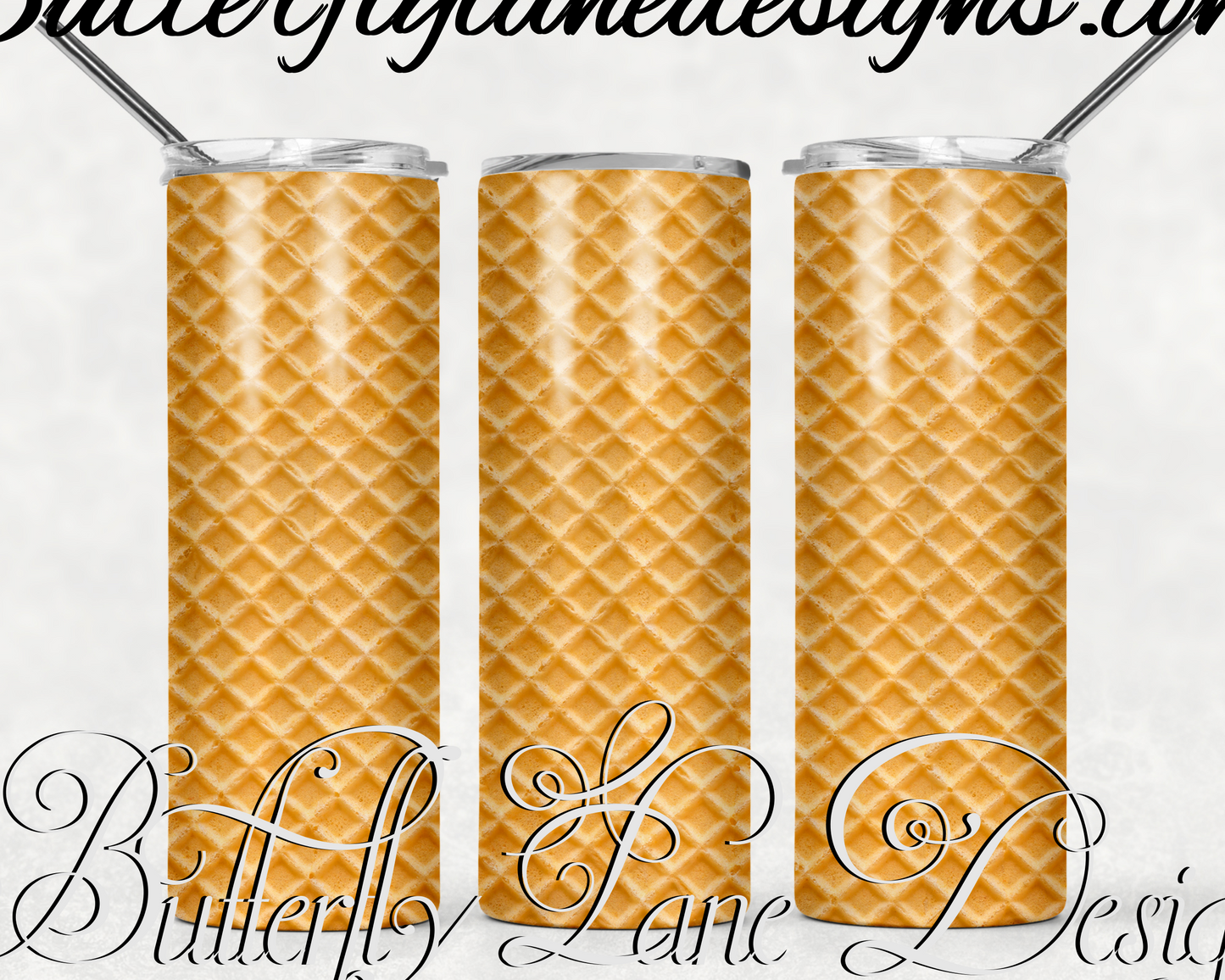 Ice cream cone wrap-453-:: White Cast Tumbler wrap