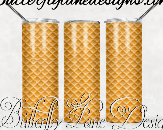 Ice cream cone wrap-453-:: White Cast Tumbler wrap