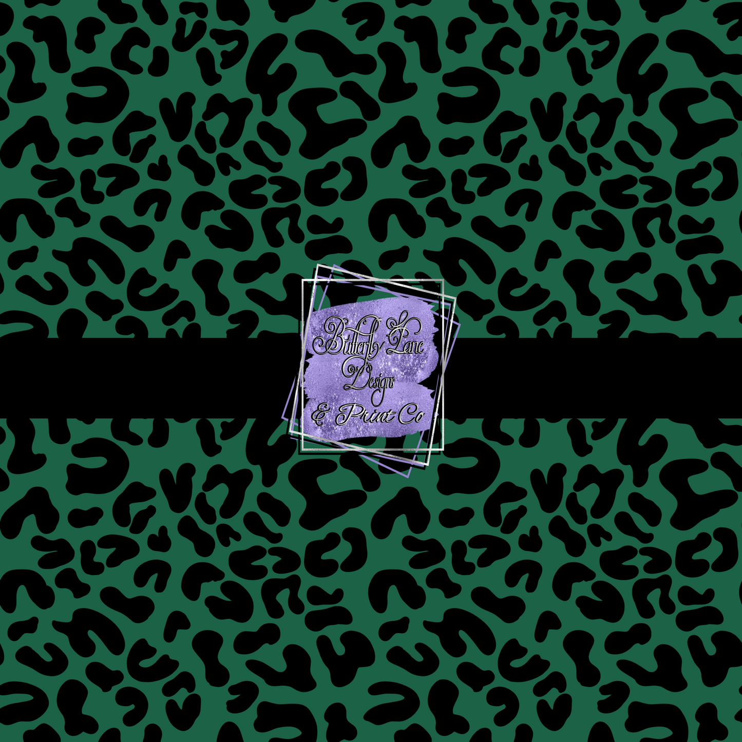 Green leopard print-Lucky AF- PV483- Patterned Vinyl