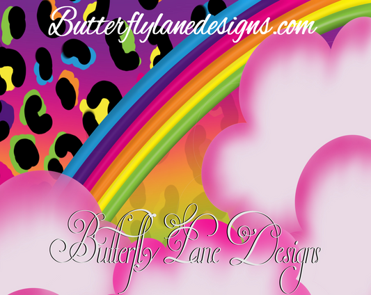 90s theme-Lisa Frank inspired-02 :: Tumbler wrap