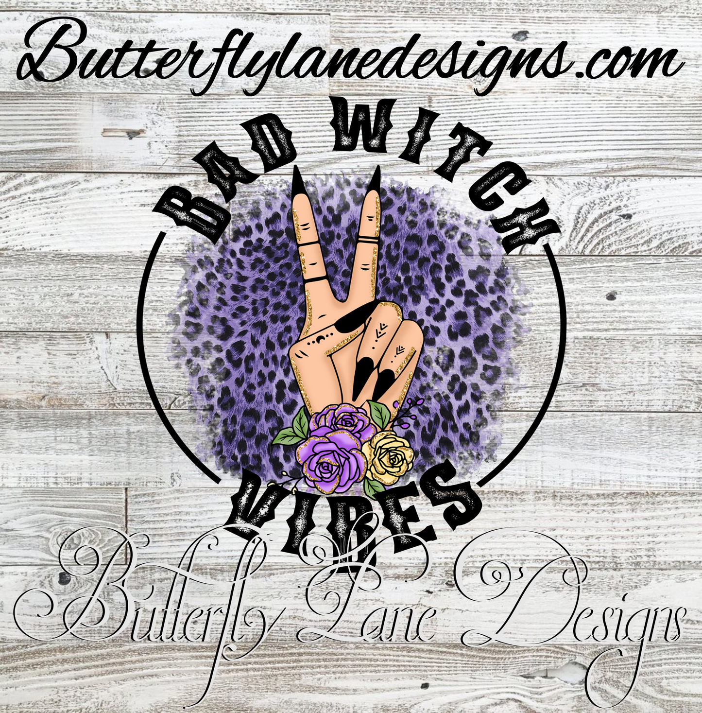 Bad witch vibes: Clear Decal :: VC Decal