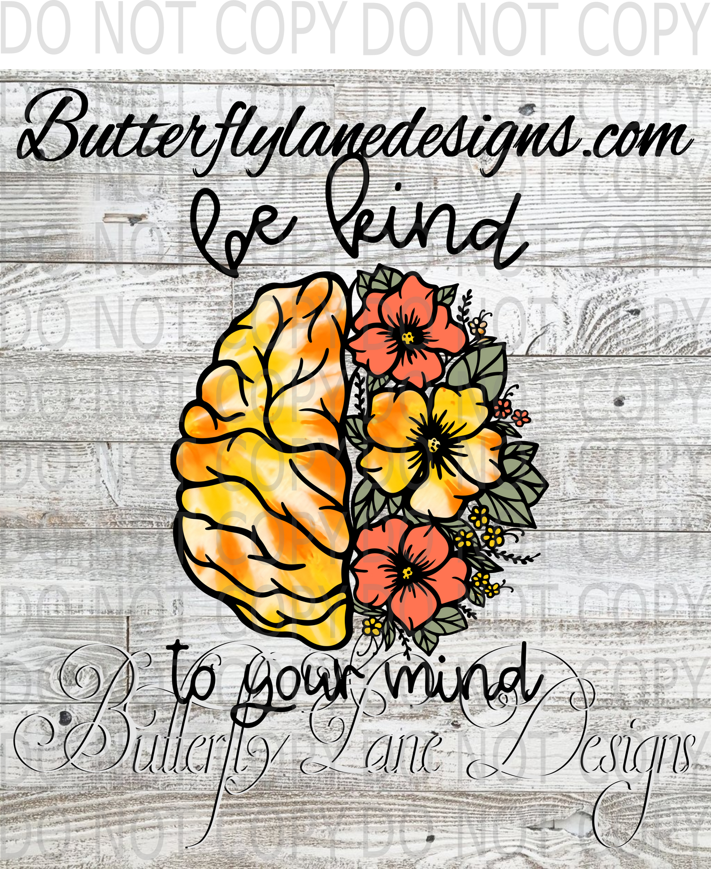 Be kind to your mind :: Clear Decal :: VC Decal