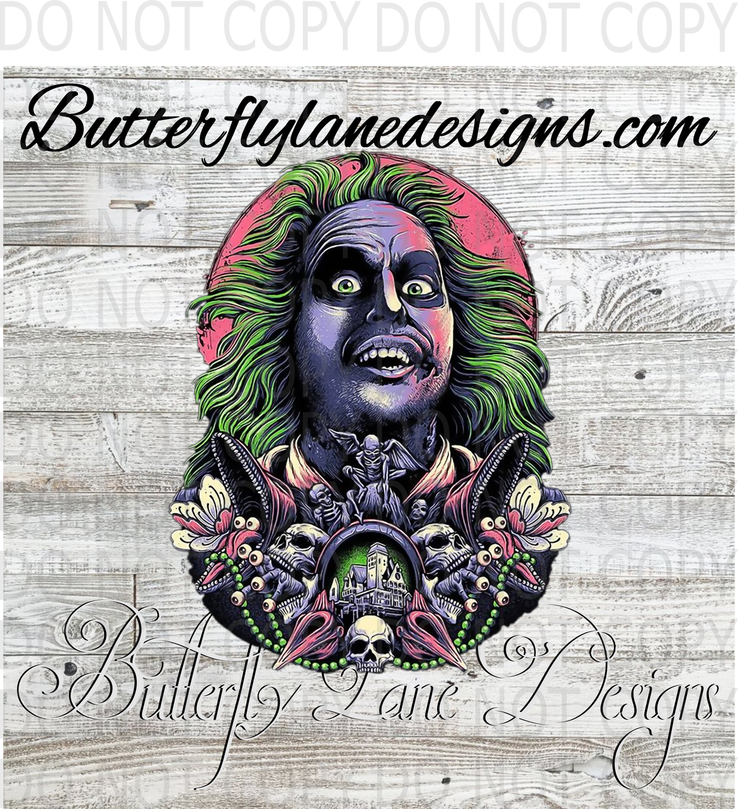 Beetlejuice decal- :: Clear Decal :: VC Decal