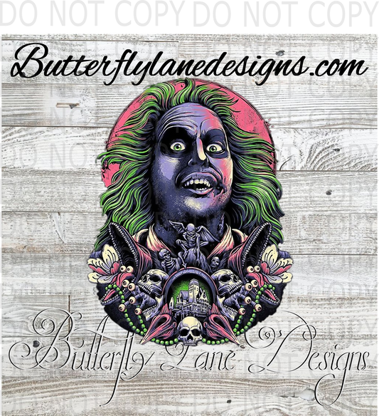 Beetlejuice decal- :: Clear Decal :: VC Decal