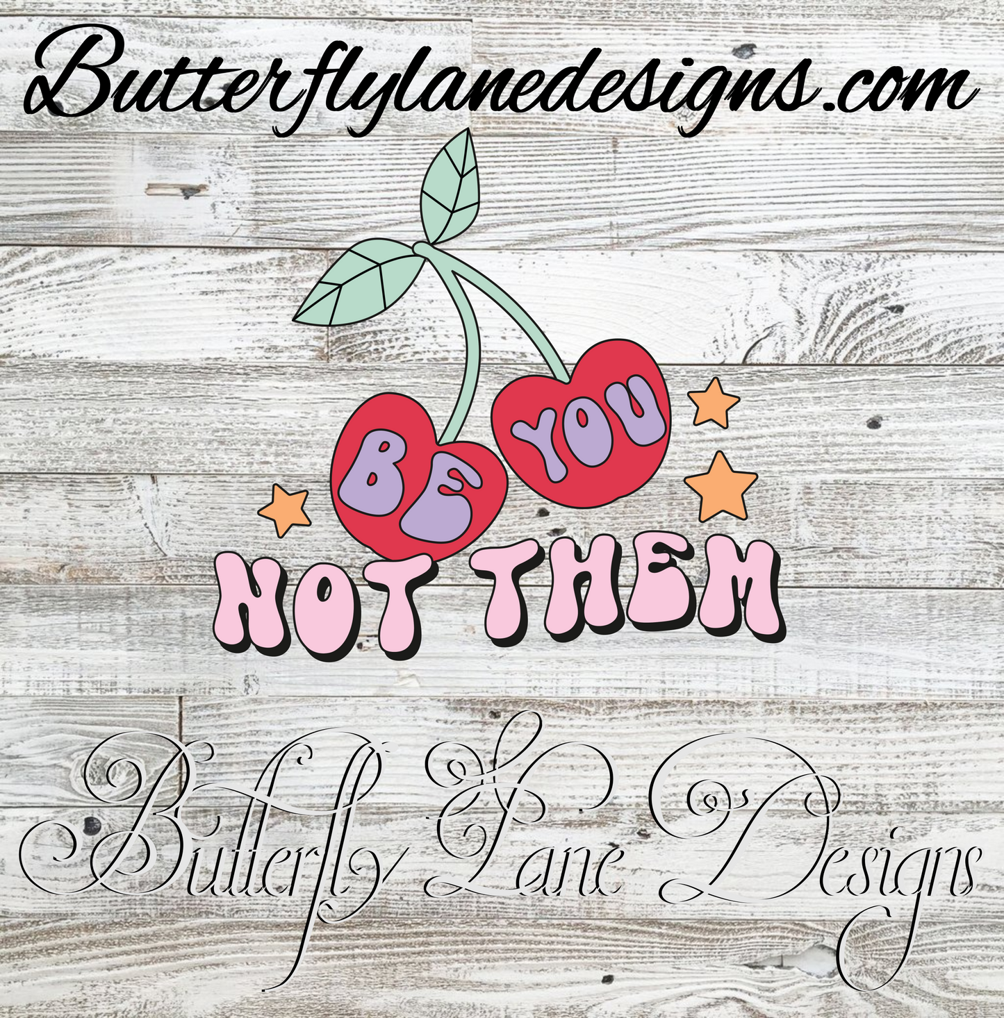 Be you-not them :: Clear Decal :: VC Decal