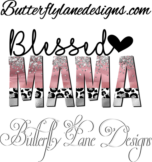 Blessed Mama :: Clear Cast Decal