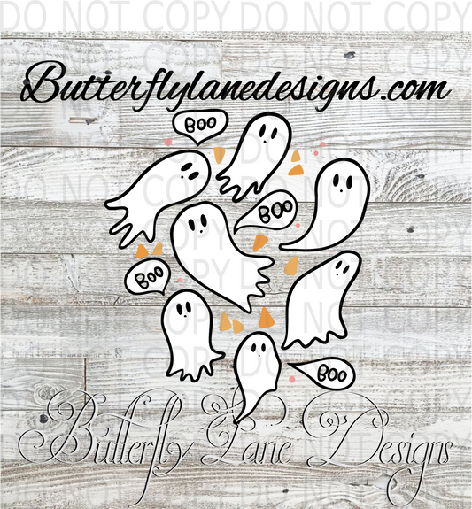 Boo Boo Ghosts :: Clear Decal :: VC Decal