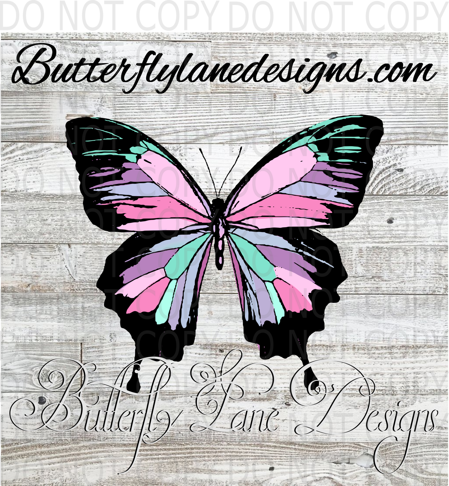 Butterfly-cute spooky :: Clear Decal :: VC Decal