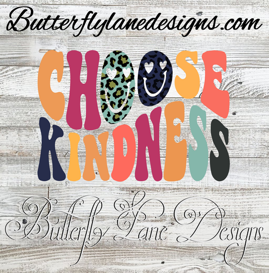 Choose Kindness :: Clear Decal :: VC Decal