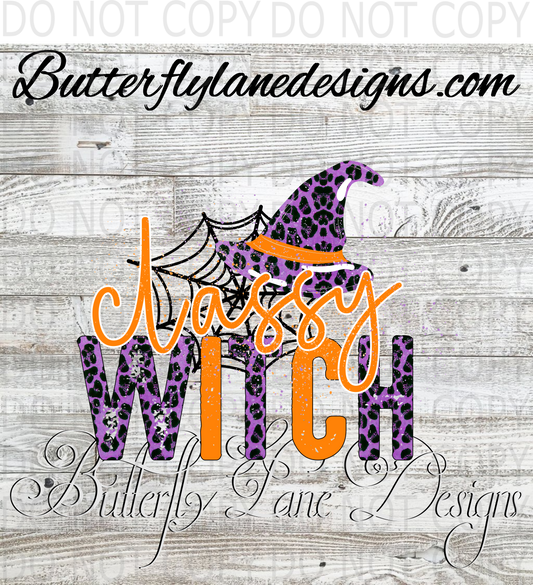 Classy witch 01 :: Clear Decal :: VC Decal